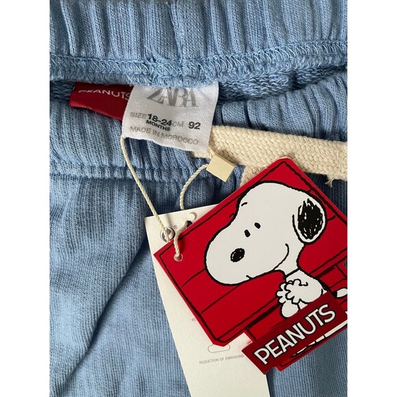 NWT Zara Peanuts Snoopy Joggers - Picture 2 of 3